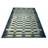 Dhurrie Hand Woven Wool Area Rug
