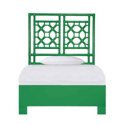 Lattice Back Platform Bed