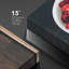 Bol blanc de framboises avec grain de bois-98160978