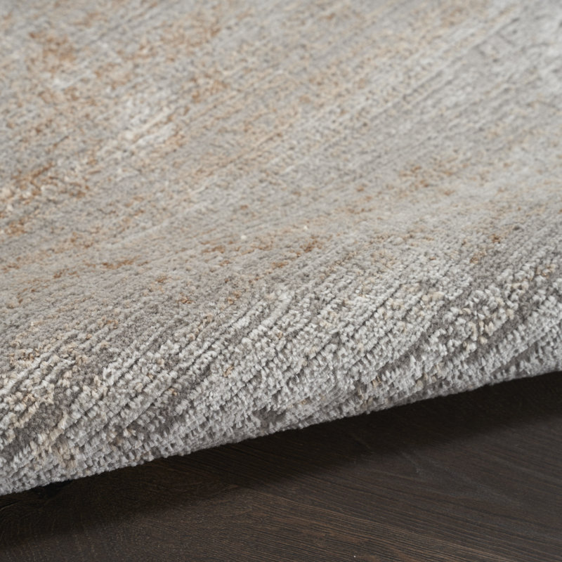 Calvin Klein Captivating Grey Beige Modern Indoor Rug, Runner 2'3" x 7'3"