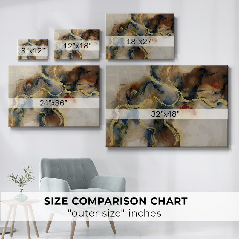 Submerge-Gallery Wrapped Canvas, 12" H x 18" W