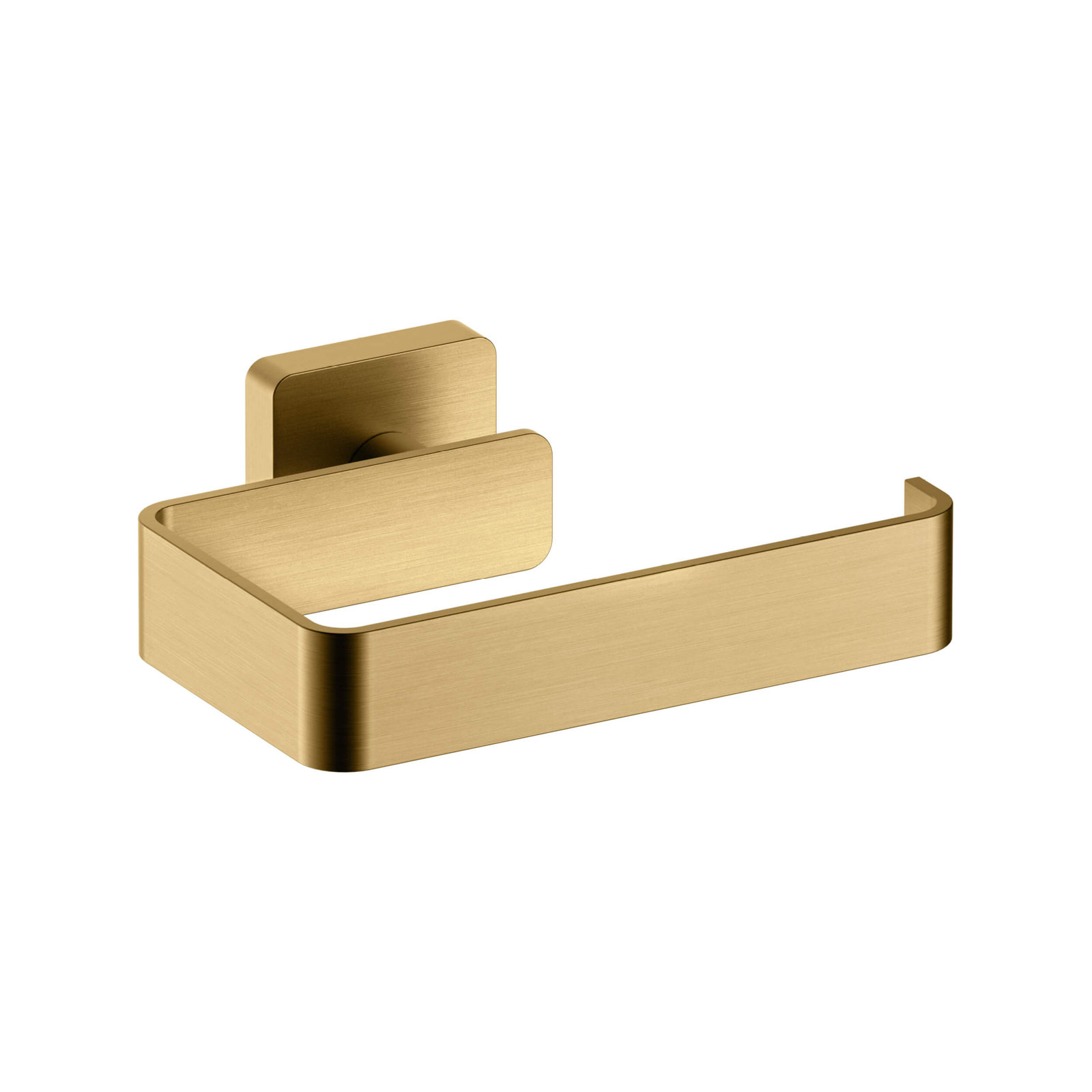 Blaze Toilet Paper Holder, Brushed Brass