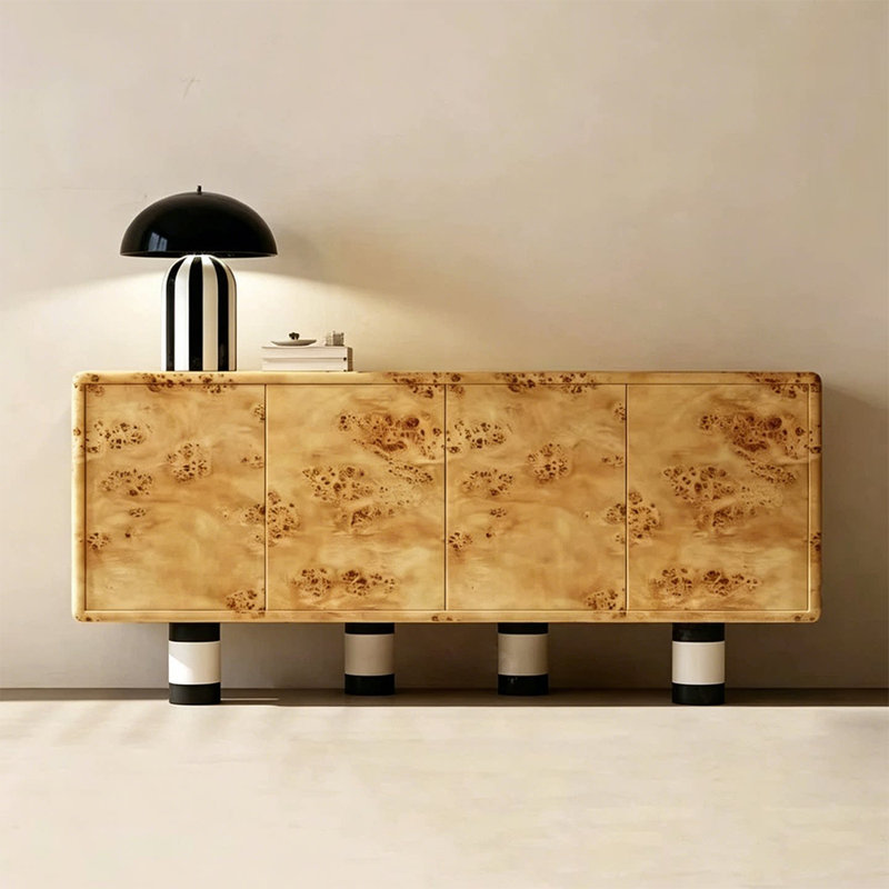 Armoire de salle à manger à grain français, 33.46" H x 78.74" W x 15.75" D