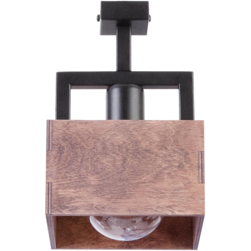 Basile Wood Semi Flush Mount