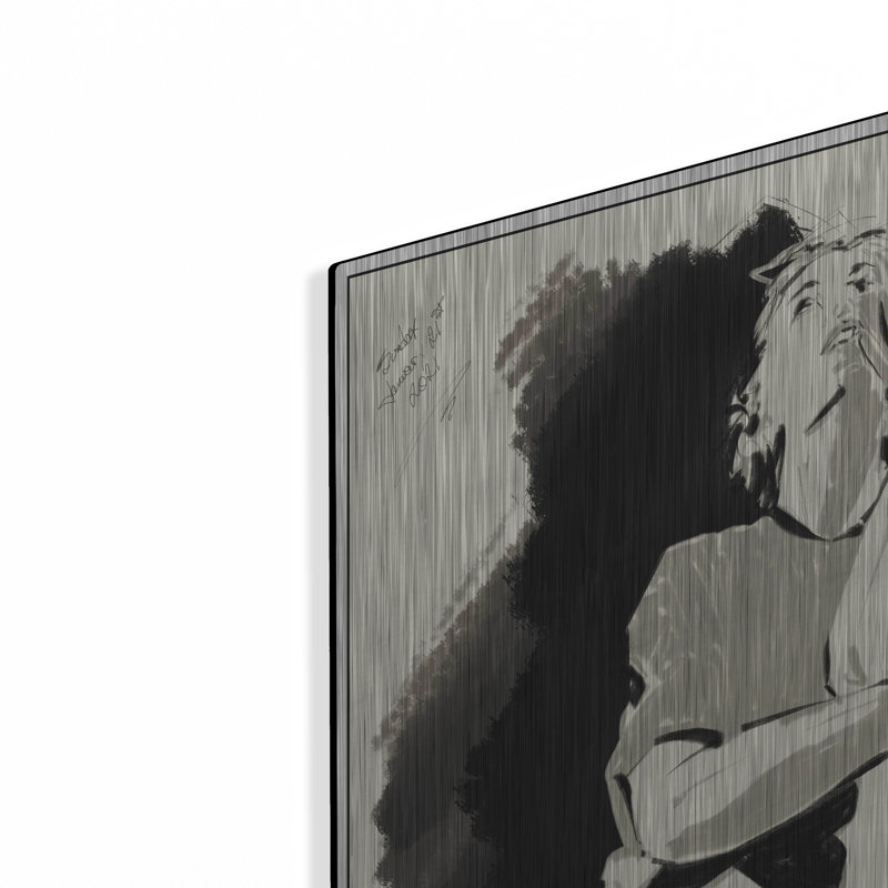 "46 Pensée" par TM Borenstein, H 24 po x l 16 po