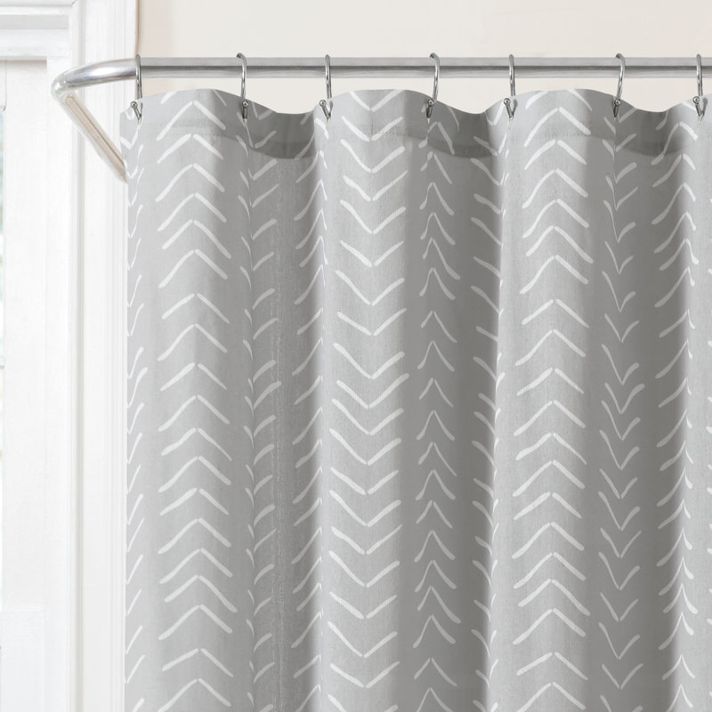 Rideau de douche Basse, Gris clair
