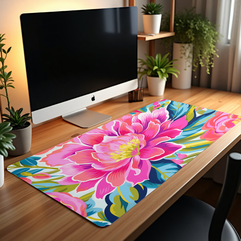 Polyester Desk Pad, 14.4x12.1
