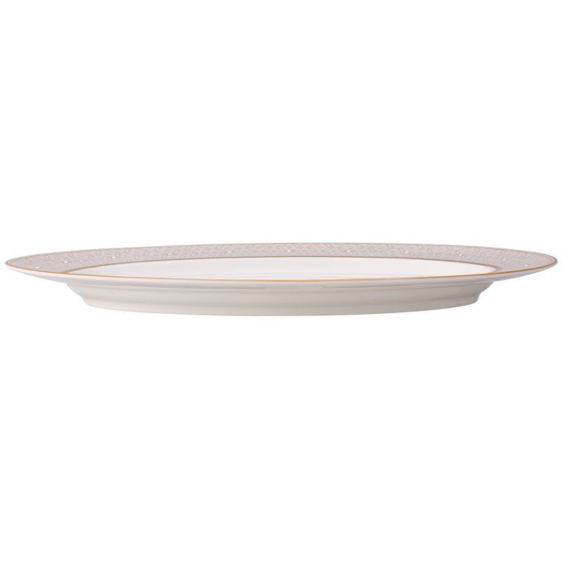 Plateau ovale Noritake Noble Pearl, 14 po