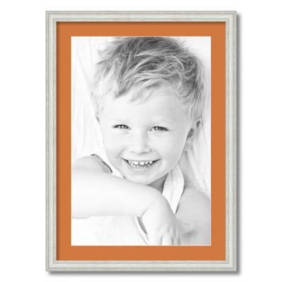 Wood Matte Picture Frame with Mat