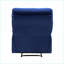 Fauteuils inclinables, fauteuil inclinable moderne en bois massif avec dossier capitonné carré & amp; Accoudoirs à plateau-coussin, velours bleu royal | 1 pièce-1729649203