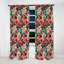 Rideau à motif floral Tropic Coral-107577109