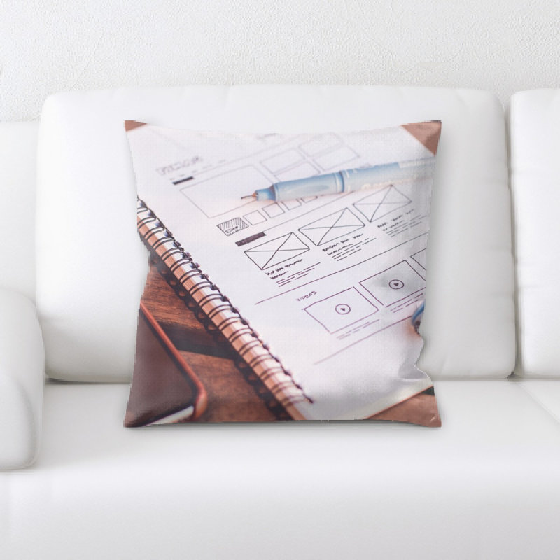 Coussin décoratif flou