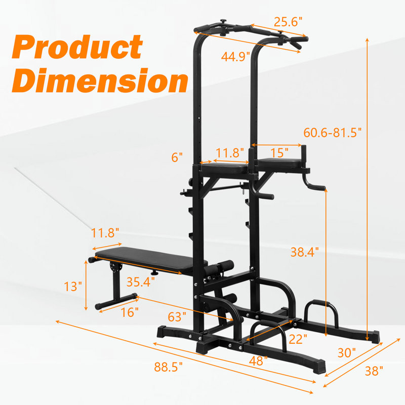 Support de remise en forme multi-fonctions robuste