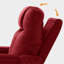 Fauteuil de cinéma maison inclinable électrique de 25,6 po de largeur avec appui-tête réglable et lumière DEL-780495506