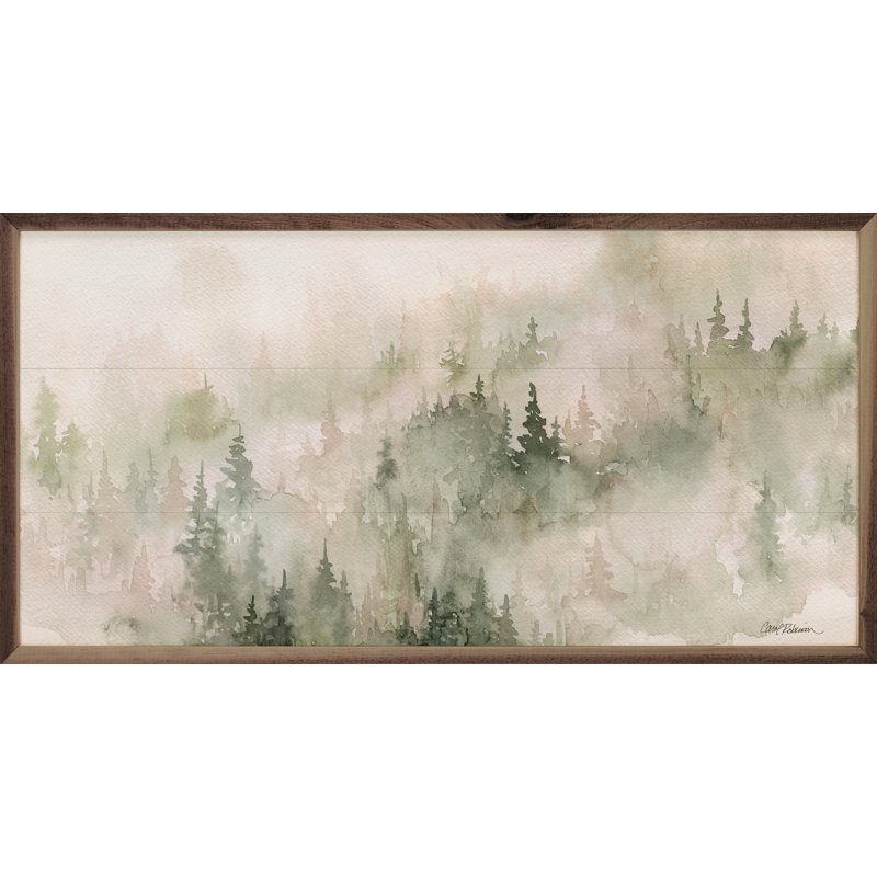 Misty Mountan Sides par Carol Robinson, H 12 po x l 24 po