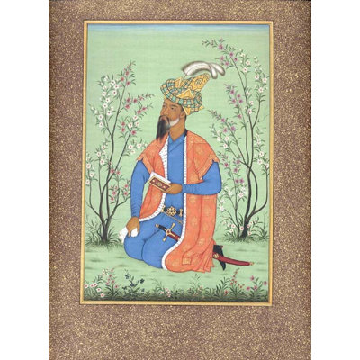 Babur - Founder Of The Mughal Dynasty | Miniature Painting On Paper