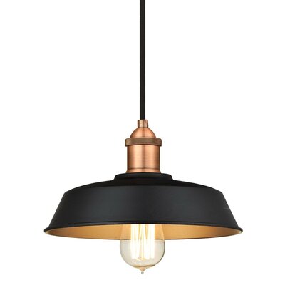 Williston Forge Baskin 1 - Light Single Pendant & Reviews | Wayfair