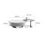 Combinaison de table ronde italienne