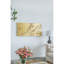 S / 2 23,8 x 1,6 x 23,8 po, décoration murale pour le salon, la salle à manger, le bureau, la chambre à coucher, 1S / NTC