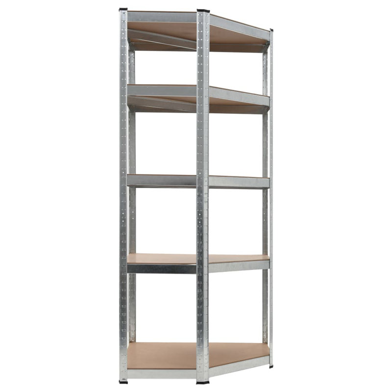 Vale Metal Shelving Unit, 180cm H x 75cm W x 75cm D