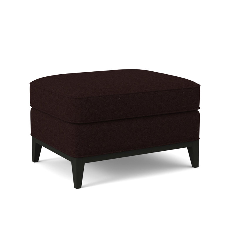 Repose-pieds Sonoma, Espresso, Mélange de polyester acajou Margaret