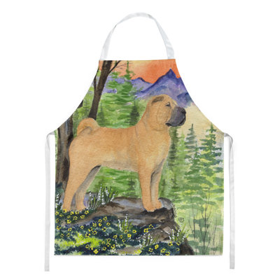 No Pattern Bib Apron