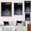 Starry Night Sky Pathway - reproduction d'art abstrait mural-528913753-528913767