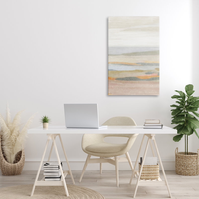 «Calming Neutral Beach» par Suzanne Nicoll, H 36 po x l 24 po