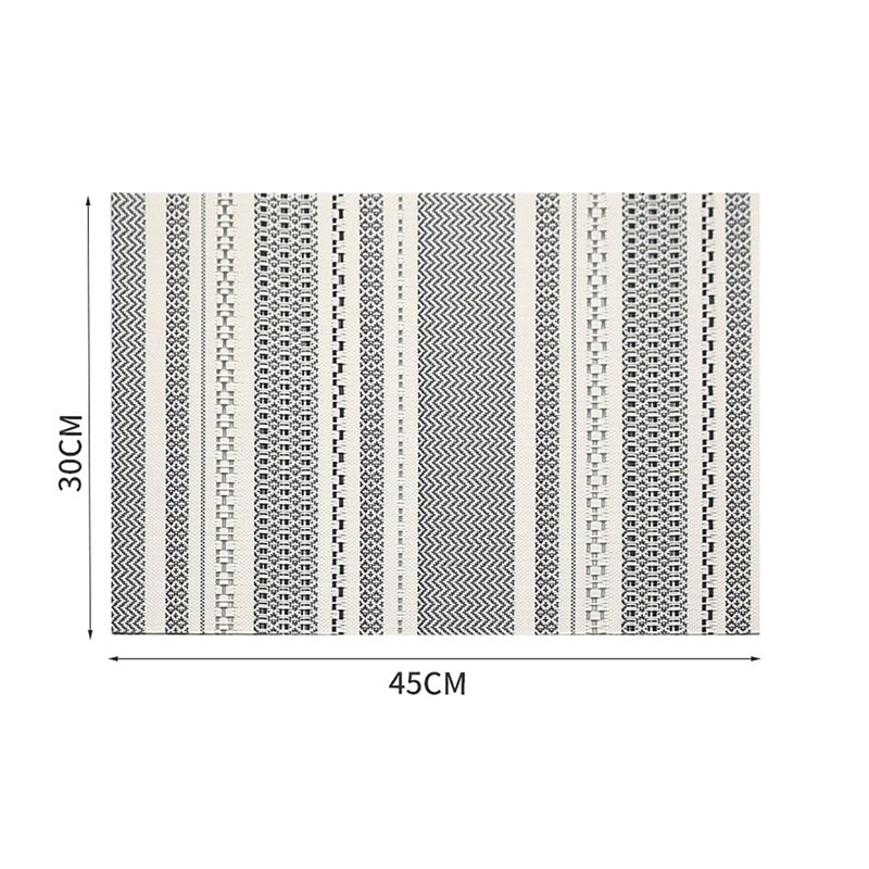 Brawith Striped Placemat And Napkin Set