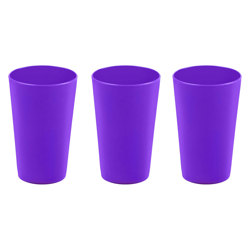 Cychosz 10oz. Drinking Glass, Violet, 3