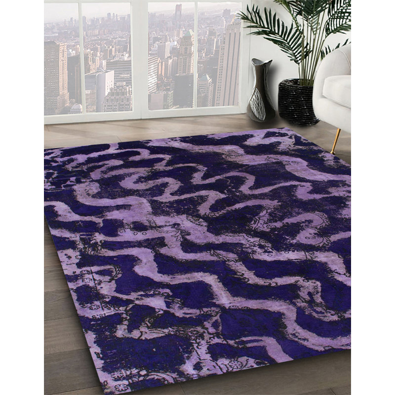 Tapis abstrait moderne 879, Rond 8 pi