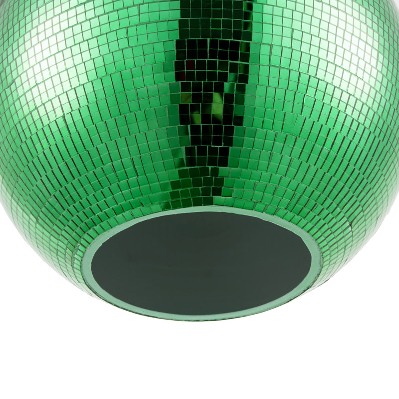 23cm H Plaster Round Pendant Shade ( No Direct Attachment Method ), Green