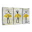 «Glitter Ballerinas», ensemble de 3 reproductions sur toile par Anna LuxArt-1361126019