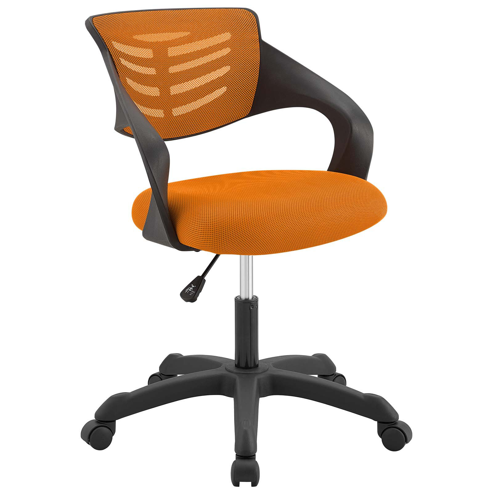 Low-Back Mesh Armless Office Chair,Swivel Rolling Computer Chair No Ar