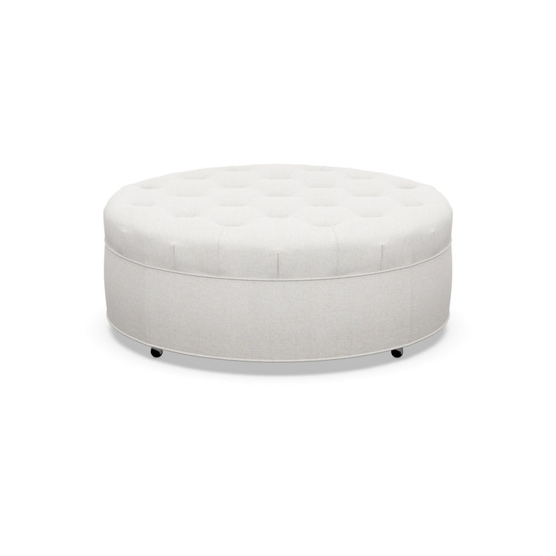 Round Tufted Ottoman, 2245-80