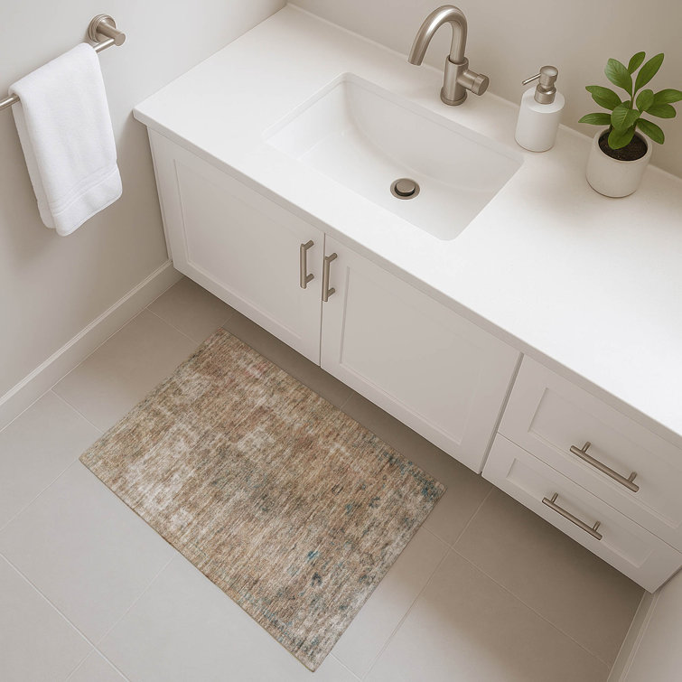 Premium Machine Washable Marasco AMF1629 Global Rug