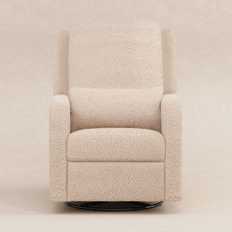 Sigi Recliner and Swivel Glider in Shearling, Chai Shearling
