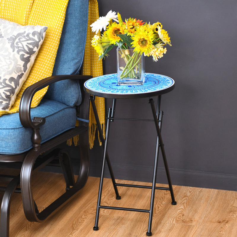 Vidar 36cm Circular Folding Table