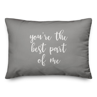  Vous êtes la meilleure partie de moi Coussin décoratif