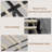 Bed Frame with Wingback Headboard, Velvet Upholstered Platform Bedframe with Wood Slats, No Box Spring Needed, Easy Assembly-516361673-516361679