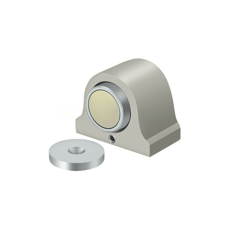 Arrêt de dôme magnétique Deltana DSM125U15; Finition nickel satiné, Nickel brossé