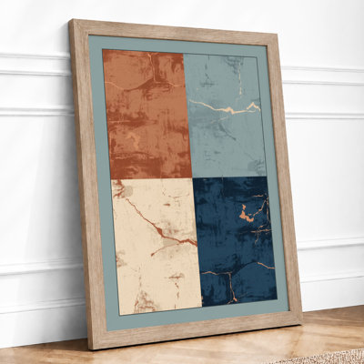 Four Cartographies Vintage - Framed Print