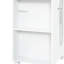 Meuble-lavabo de 20 po avec lavabo en céramique, porte blanche moderne et tablette de support de parfum