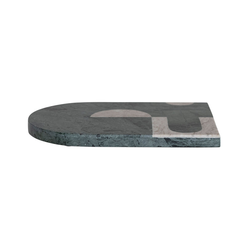 Compact Green Marble Cheese Slicer and Cutting Board
