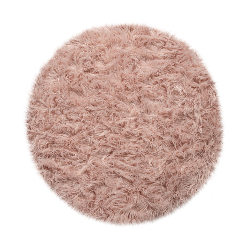 Brune Hand Woven Area Rug, Round 45cm