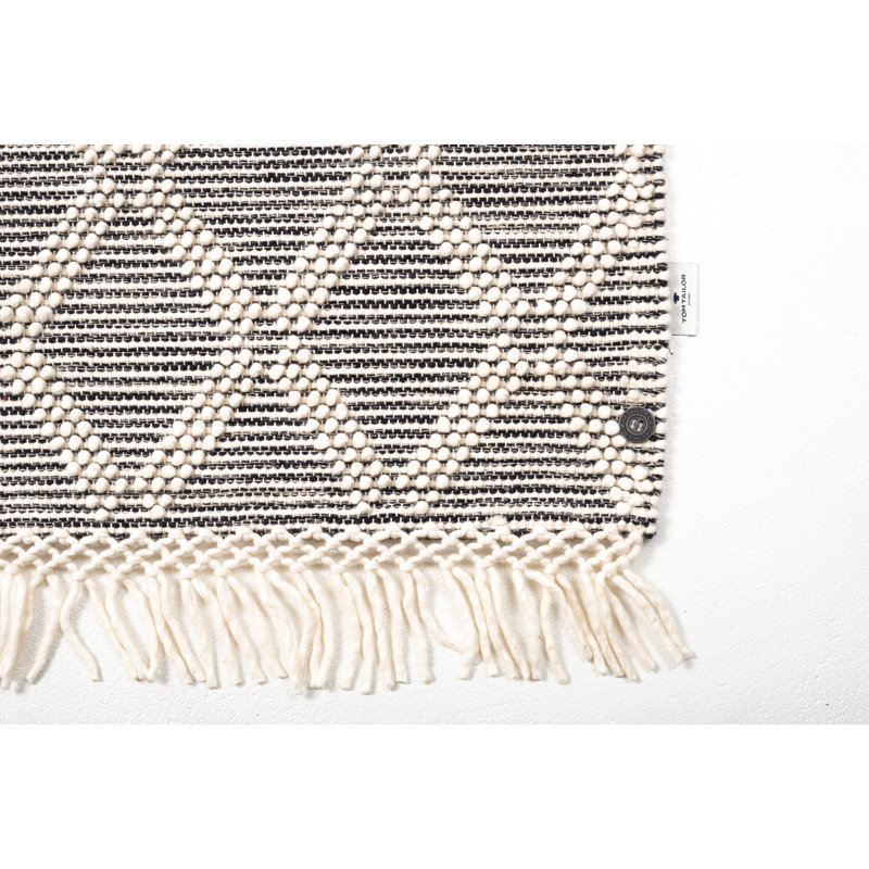 Macrame Geometric Hand Woven Area Rug, Rectangle 140 x 200cm