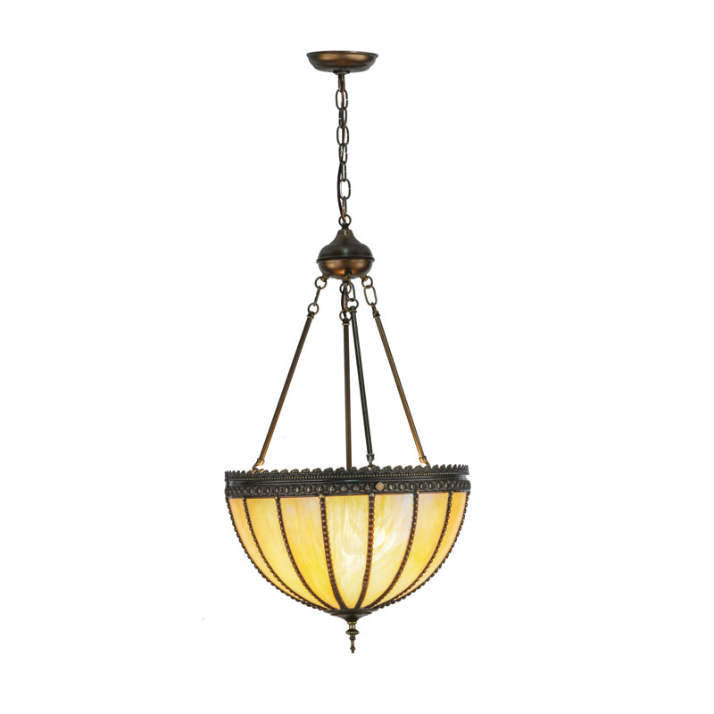 Luminaire suspendu pour cuve simple 3 lumières Gothic, H 70 po x l 17,5 po x P 17,5 po
