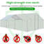 Derward 200 Square Feet Walk In Chicken Run For Up To 20 Chickens