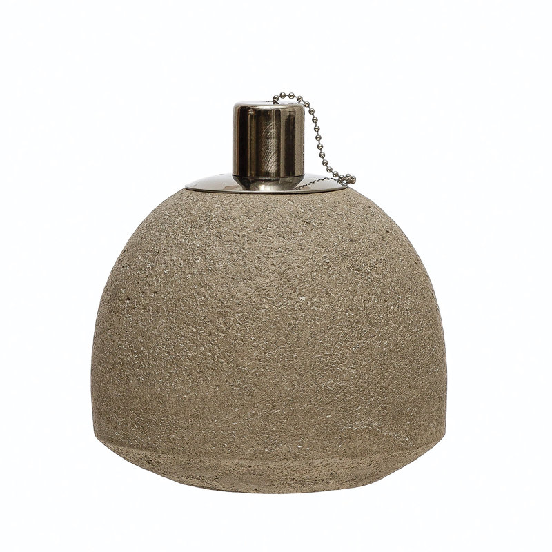 Lampe à huile en grès