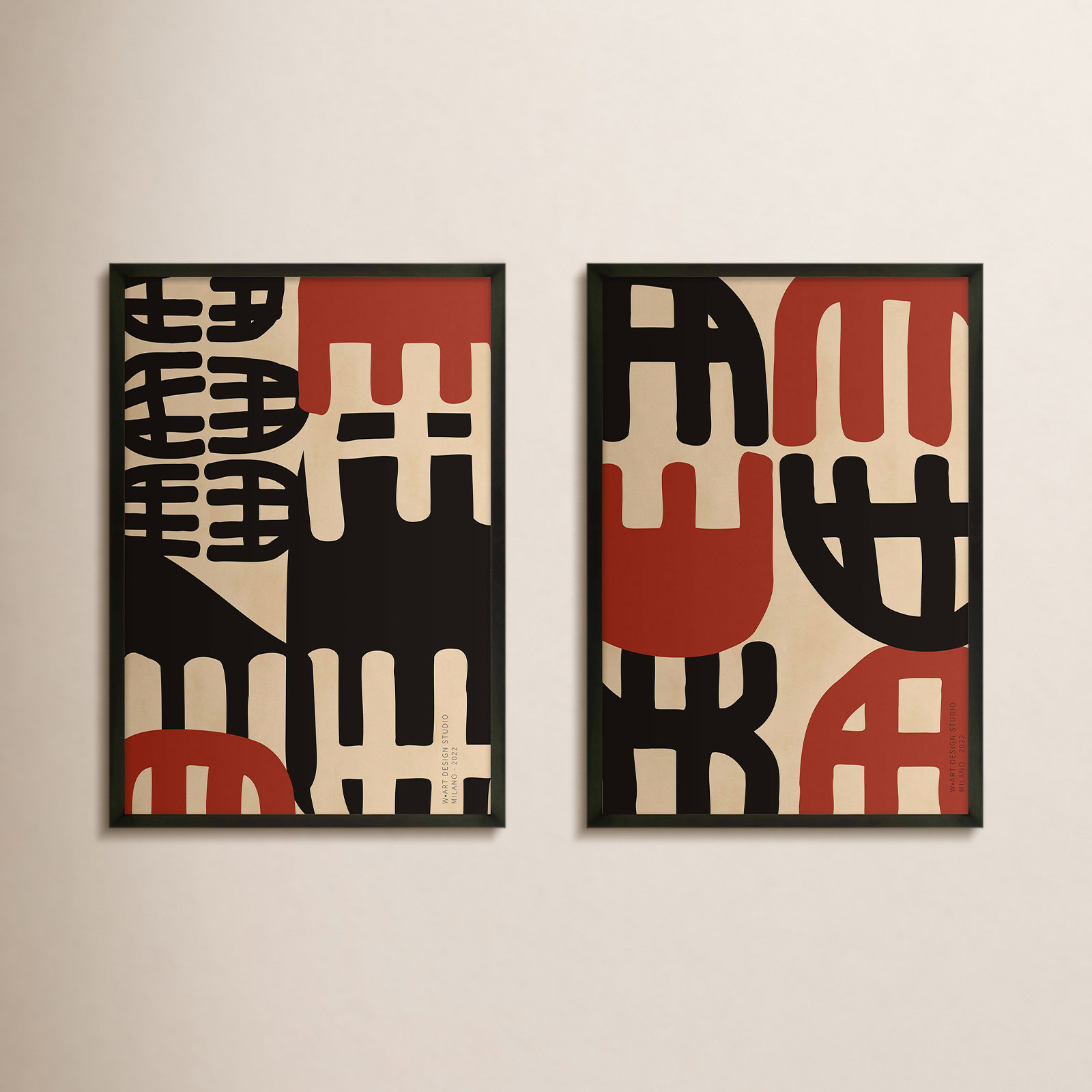 Bohemian Primitive by Romina Gadler, Black Framed Paper, 20" H x 14" W x 1.25" D